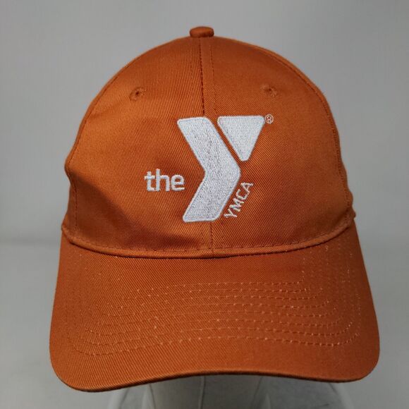The YMCA 2019 Strapback Hat Orange One Size Embroidered Port & Company - Picture 2 of 8